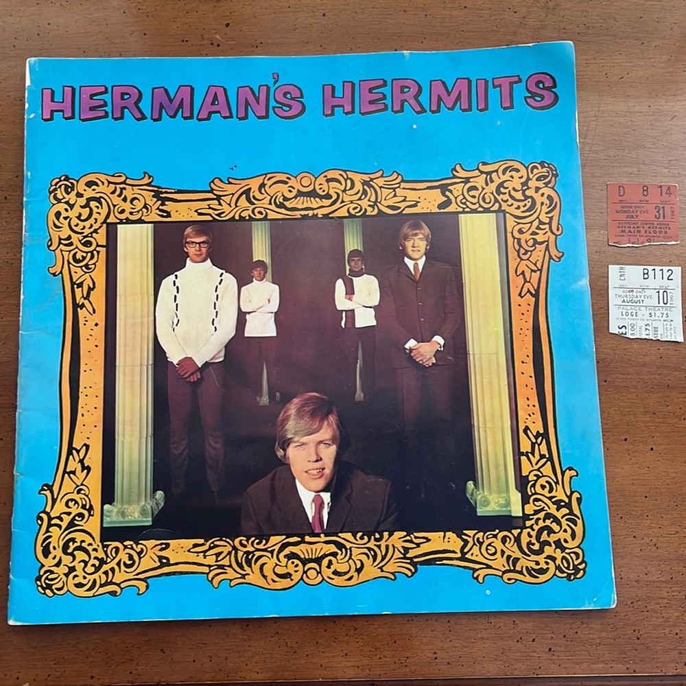 Herman’s Hermit American Tour Program July 31, 1967